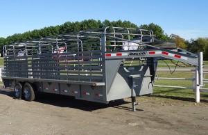 Delco 24ft stock trailer